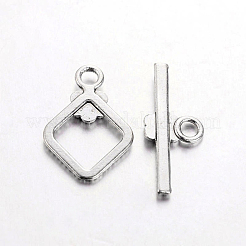 Tibetan Style Alloy Toggle Clasps&nbsp;X-TIBEB-A101564-AS-FF