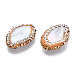 Polymer Clay Rhinestone Beads&nbsp;RB-S056-17