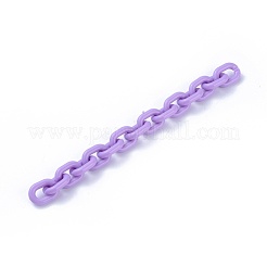 Acrylic Handmade Cable Chains&nbsp;AJEW-JB00527-05