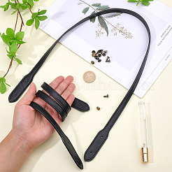 2Pcs Imitation Leather Bag Strap&nbsp;PURS-CL0001-08B