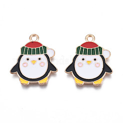 Christmas Alloy Enamel Pendants&nbsp;ENAM-Q442-54