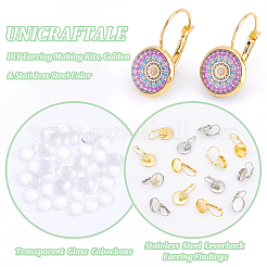 DIY Blank Dome Earring Making Kit&nbsp;STAS-UN0047-79