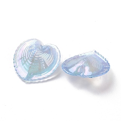 UV Plating Rainbow Iridescent Acrylic Pendants&nbsp;OACR-C003-08B