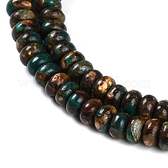 Assembled Natural Malachite & Bronzite Beads Strands&nbsp;G-A230-C02-01