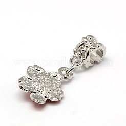 Large Hole Alloy Enamel European Dangle Pendants&nbsp;MPDL-A025-I03