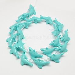 Synthetic Gemstone Coral Beads Strands&nbsp;CORA-L027-04