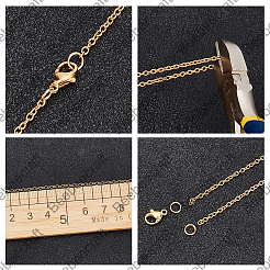DIY Chain Bracelet Necklace Making Kits&nbsp;DIY-BBC0001-12