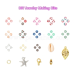 2600Pcs Disc/Flat Round Polymer Clay Beads&nbsp;DIY-YW0003-03