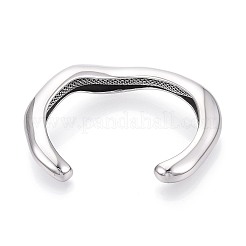 304 Stainless Steel Cuff Bangles for Women&nbsp;LS-BJEW-N038-01P
