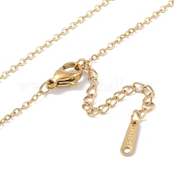 304 Stainless Steel Cable Chain Necklaces&nbsp;NJEW-P309-02G