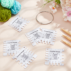 6Pcs PVC Sewing Rulers&nbsp;DIY-NB0012-38D