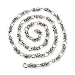 304 Stainless Steel knot with Oval Link Chains&nbsp;CHS-S012-06P
