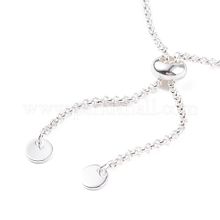 304 Stainless Steel Rolo Chain Slider Bracelet Making&nbsp;AJEW-JB01111