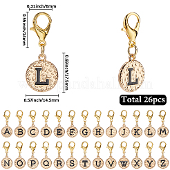Alloy Enamel Pendant Locking Stitch Markers&nbsp;HJEW-SC00140