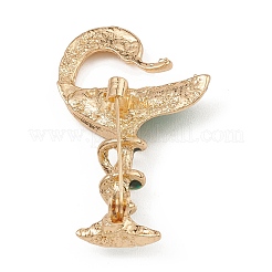 Golden Alloy Enamel Brooch Pin&nbsp;JEWB-Q030-14G-01