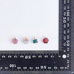 12Pcs 12 Styles Natural & Synthetic Gemstone Charms&nbsp;G-SZ0002-13