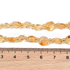 Heated Natural Citrine Beads Strands&nbsp;GG-CBA3A44-C04-01