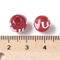 Handmade Lampwork Enamel Beads&nbsp;BLOW-D300-05B