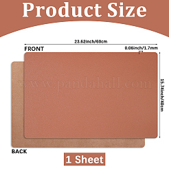 PU Leather Mouse Pad&nbsp;AJEW-CL0004-84A
