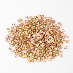 Back Plated Grade A Diamond Glass Pointed Rhinestone&nbsp;LS-RGLA-SS18-023