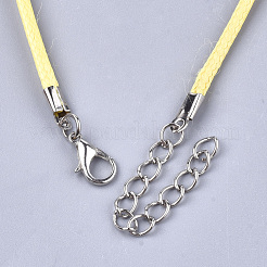 Waxed Cord Necklace Making&nbsp;NCOR-T001-62