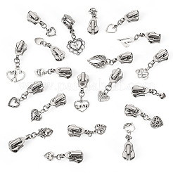 20Pcs Alloy Replacement Zipper Sliders&nbsp;HJEW-TAC0123