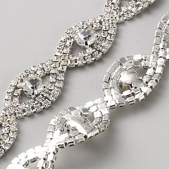 Glass Rhinestone Chains&nbsp;DIY-WH0683-17B