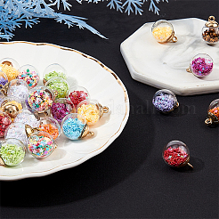 Glass Ball Pendants&nbsp;GLAA-PH0007-58