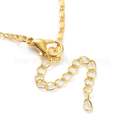 Golden Alloy Rhinestone Pendant Necklaces&nbsp;LS-NJEW-P284-01G
