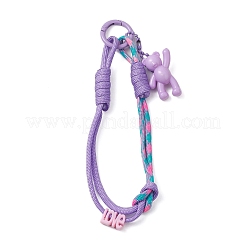 6Pcs Polyester & Spandex Parachute Cord Pendant Decorations&nbsp;HJEW-JM03797