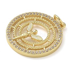 Rack Plating Brass Cubic Zirconia Pendants&nbsp;KK-K392-07G