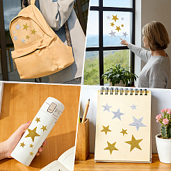 4 Bags 2 Colors EVA Self Adhesive Stickers&nbsp;STIC-CP0001-23