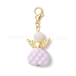Opaque Acrylic Angel Pendant Decorations&nbsp;HJEW-JM04434