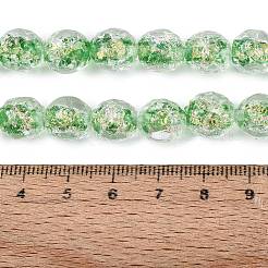 Handmade Foil Glass Beads Strands&nbsp;FOIL-Q002-05D