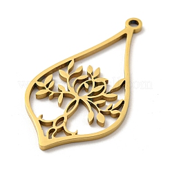 Ion Plating(IP) 304 Stainless Steel Pendants&nbsp;STAS-K253-07G
