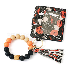 Silicone Beads Keychain&nbsp;KEYC-TAC00021