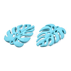 Spray Painted Alloy Pendants&nbsp;PALLOY-N155-114B