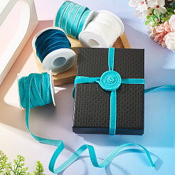 40 Yards 4 Colors Single Face Velvet Ribbon&nbsp;SRIB-TA0001-33B