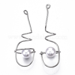 Rack Plating Alloy Wire Wrapped Big Pendants&nbsp;PALLOY-S132-150P-RS