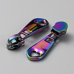 Hollow Heart Zinc Alloy Zipper Head Replacement&nbsp;FIND-WH0139-66MC