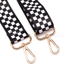 Tartan Pattern Adjustable Polyester Bag Strap&nbsp;FIND-WH0092-36