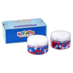 Opaque Acrylic European Beads&nbsp;OACR-NB0001-05