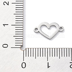 304 Stainless Steel Hollow Connector Charms&nbsp;STAS-R003-05P