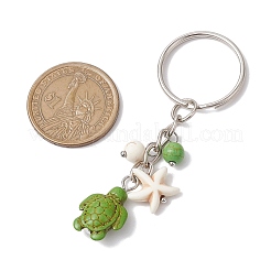 Synthetic Turquoise Keychain&nbsp;KEYC-JKC00959