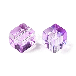 Baking Paint Transparent Glass Beads&nbsp;X1-DGLA-N005-01A-07