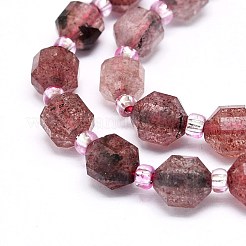 Natural Strawberry Quartz Beads Strands&nbsp;G-O201B-35