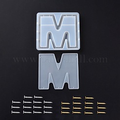 Letter-shaped Food Grade Money Box Silicone Molds&nbsp;DIY-D072-01GP-03