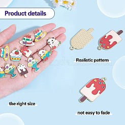 20Pcs 10 Style Alloy Enamel Pendants&nbsp;ENAM-SZ0003-28