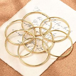 7Pcs 201 Stainless Steel Plain Bangle Sets for Women&nbsp;BJEW-L664-022A-G02