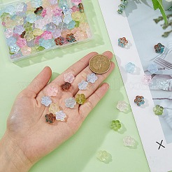 120Pcs 10 Colors Transparent Spray Painted Glass Beads&nbsp;GLAA-DC0001-32